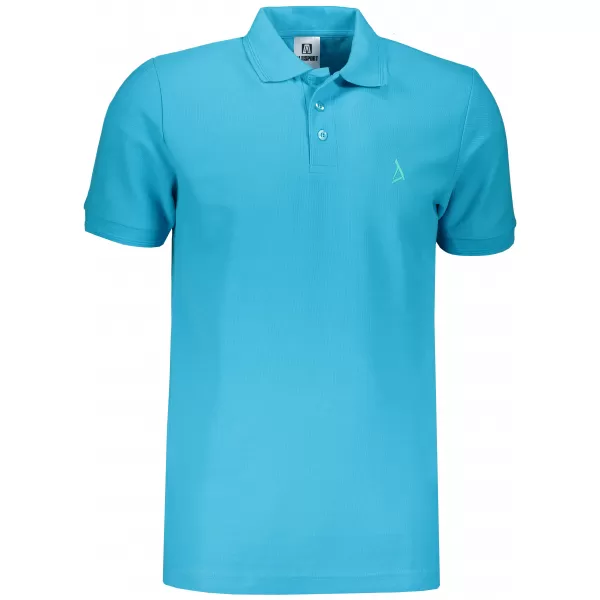 Prémium férfi póló gallérral ALTISPORT ALM002203 TÜRKIZ 