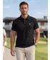 Prémium férfi póló gallérral ALTISPORT ALM002203 FEKETE ÉS FEHÉR