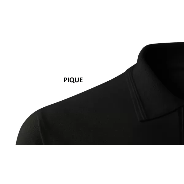  Prémium férfi póló gallérral ALTISPORT ALM002203 FEKETE ÉS ARANY 