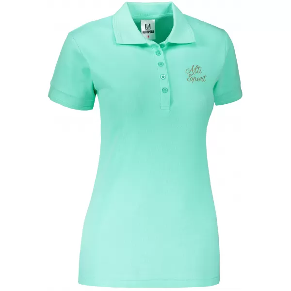  Női póló gallérral ALTISPORT ALW056210 MENTA 
