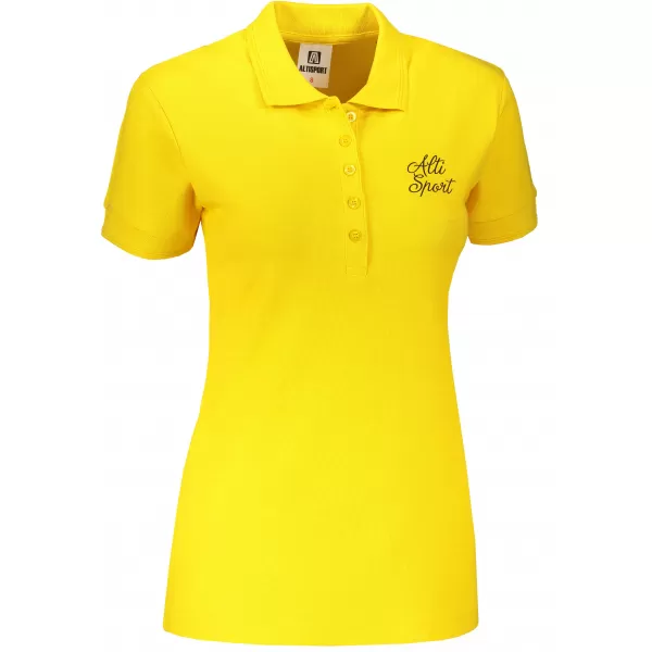  Női póló gallérral ALTISPORT ALW056210 SÁRGA 