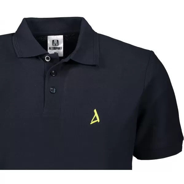  Prémium férfi póló gallérral ALTISPORT ALM002203 SÖTÉTKÉK 