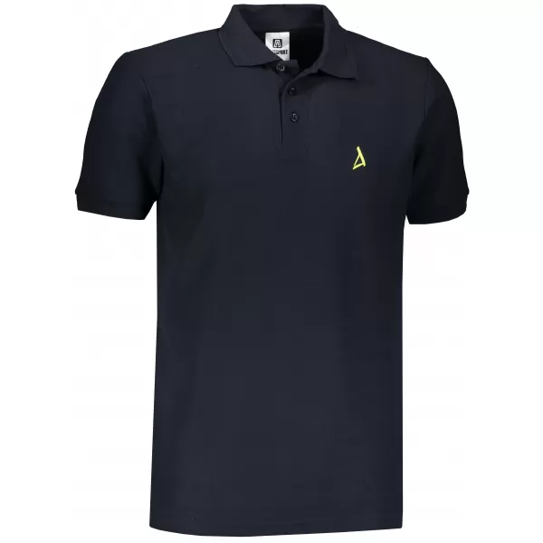  Prémium férfi póló gallérral ALTISPORT ALM002203 SÖTÉTKÉK 