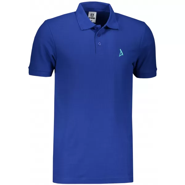  Prémium férfi póló gallérral ALTISPORT ALM002203 KIRÁLYKÉK 