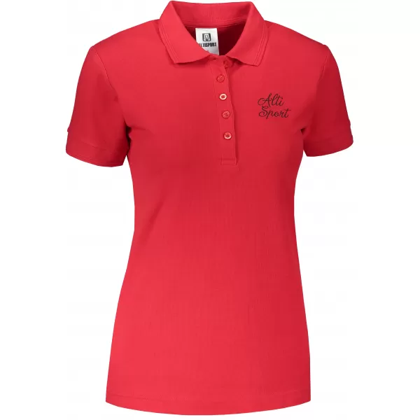  Női póló gallérral ALTISPORT ALW056210 PIROS 