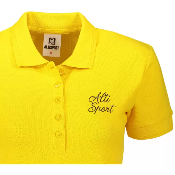  Női póló gallérral ALTISPORT ALW056210 SÁRGA 