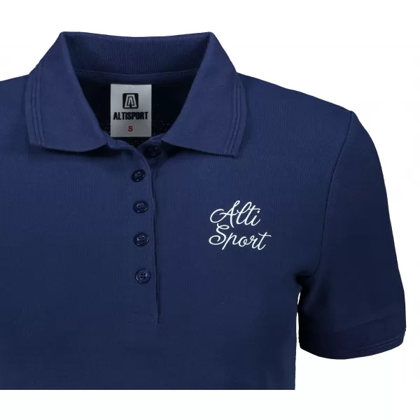  Női póló gallérral ALTISPORT ALW056210 ÉJKÉK 