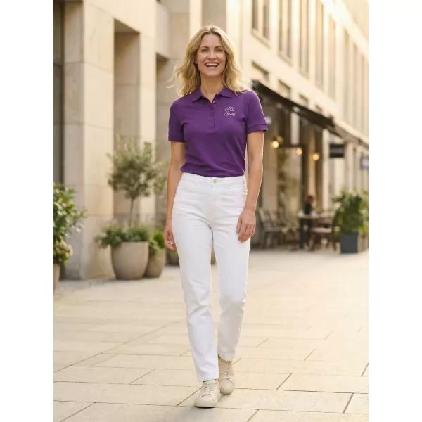  Női póló gallérral ALTISPORT ALW056210 LILA 