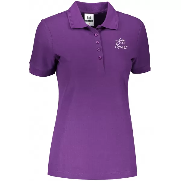  Női póló gallérral ALTISPORT ALW056210 LILA 