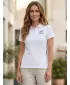 Női póló gallérral ALTISPORT ALW056210 FEKETE ÉS FEHÉR