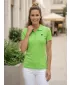 Dámské triko s límečkem ALTISPORT CARRYOVER ALW065210 APPLE GREEN