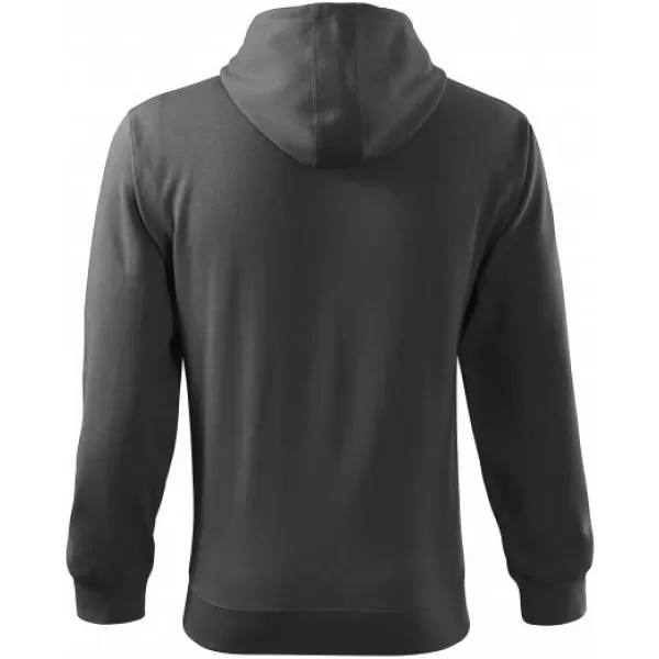  Férfi pulóver MALFINI TRENDY ZIPPER 410 ACÉLSZÜRKE 