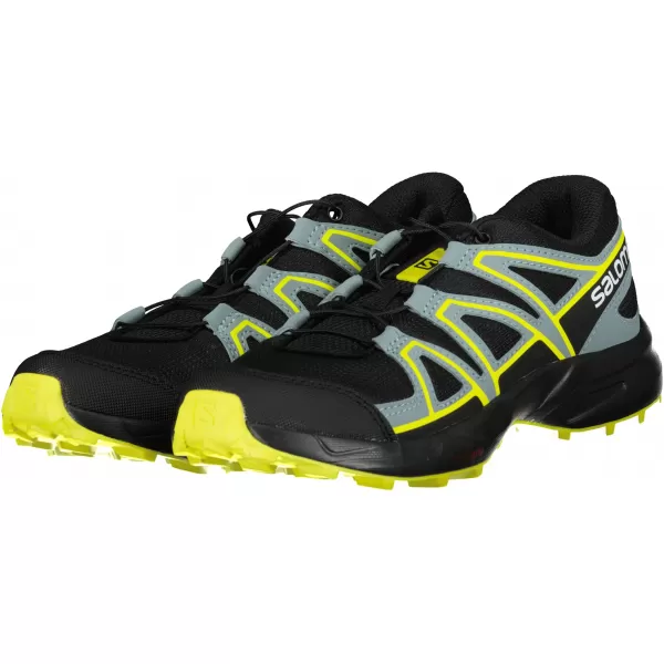  Gyerek futócipő SALOMON SPEEDCROSS J L41447100 FEKETE/FEKETE/ZÖLD 