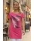 Dámské prodloužené triko ALTISPORT CARRYOVER ALW112123 PURPUROVÁ