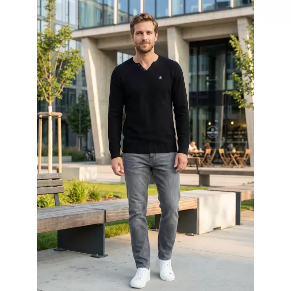  Férfi pulóver ALTISPORT SWEK MPLU108 FEKETE 