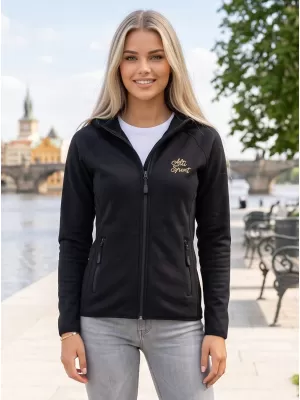 Női prémium pulóver ALTISPORT ALW056418 FEKETE