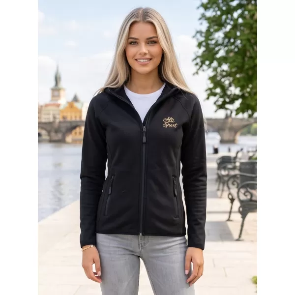  Női prémium pulóver ALTISPORT ALW056418 FEKETE 