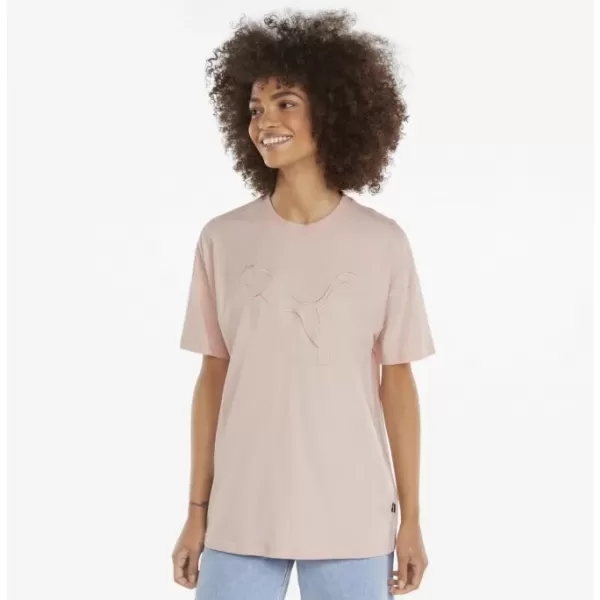  Női póló PUMA HER TEE 589493-36 RÓZSASZÍN 