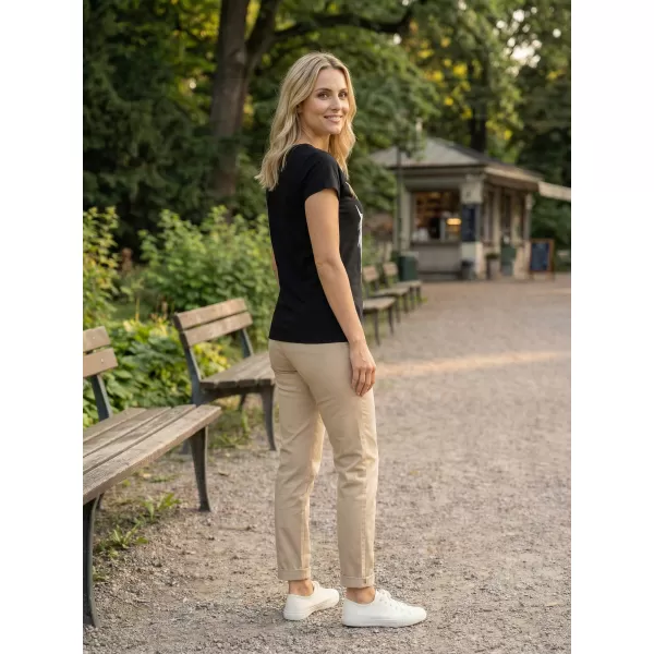  Dámské triko ALTISPORT CARRYOVER ALW112122 ČERNOZLATÁ 