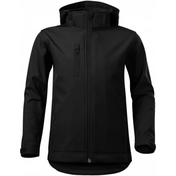  Gyermek softshell kabát MALFINI PERFORMANCE 535 FEKETE 