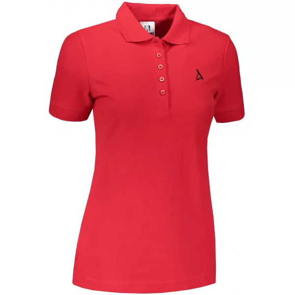  Prémium női póló gallérral ALTISPORT ALW002210 PIROS 