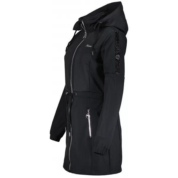  Női softshell kabát KIXMI MALAYA FEKETE 