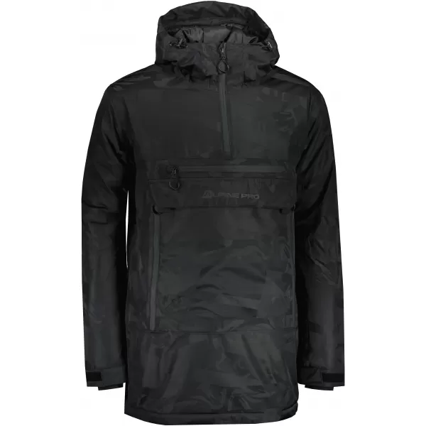  Férfi téli kabát ALPINE PRO CLOC MJCU527 FEKETE/ZÖLD 