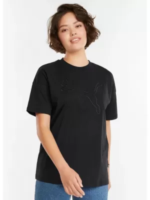Női póló PUMA HER TEE 589493-01 FEKETE