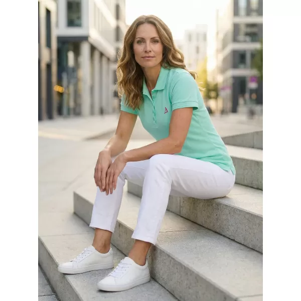  Prémium női póló gallérral ALTISPORT ALW002210 MENTA 