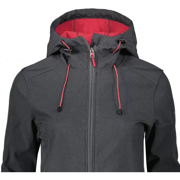  Női softshell kabát ALTISPORT DERAURA LCTU166 SÖTÉTSZÜRKE 