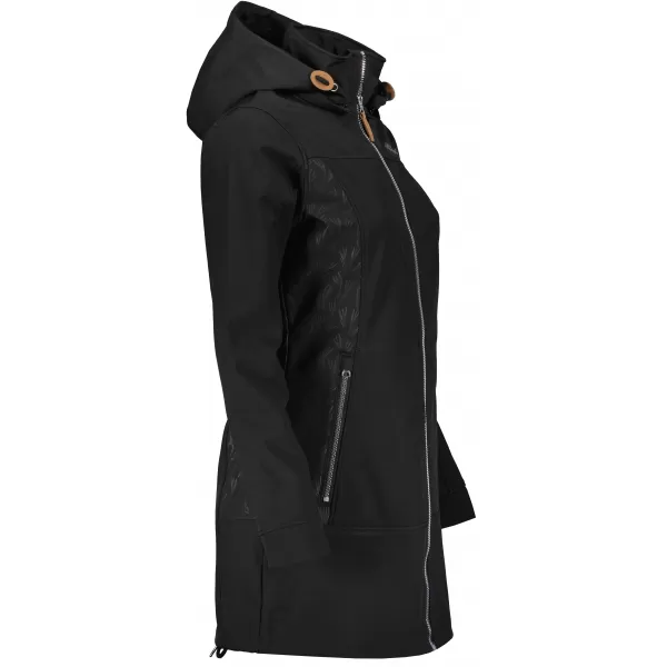  Női softshell kabát ALTISPORT GYMA LCTU163 FEKETE 