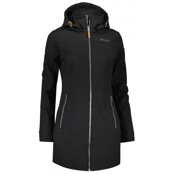  Női softshell kabát ALTISPORT GYMA LCTU163 FEKETE 