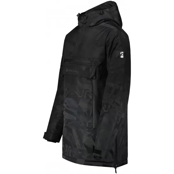  Férfi téli kabát ALPINE PRO CLOC MJCU527 FEKETE/ZÖLD 