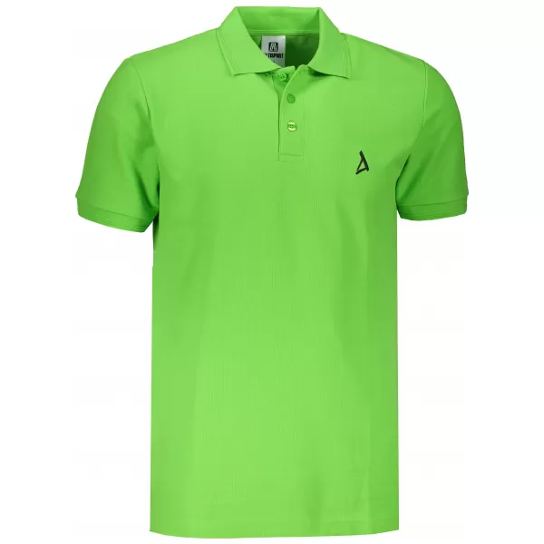  Prémium férfi póló gallérral ALTISPORT ALM002203 ALMA ZÖLD 