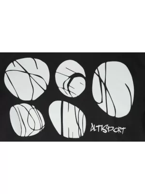 Gyermek póló ALTISPORT ALK122138 FEKETE