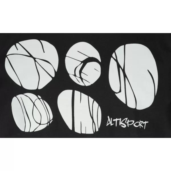  Gyermek póló ALTISPORT ALK122138 FEKETE 