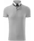 Férfi póló gallérral MALFINI PREMIUM COLLAR UP 256 EZÜSTSZÜRKE