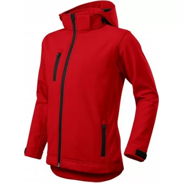  Gyermek softshell kabát MALFINI PERFORMANCE 535 PIROS 