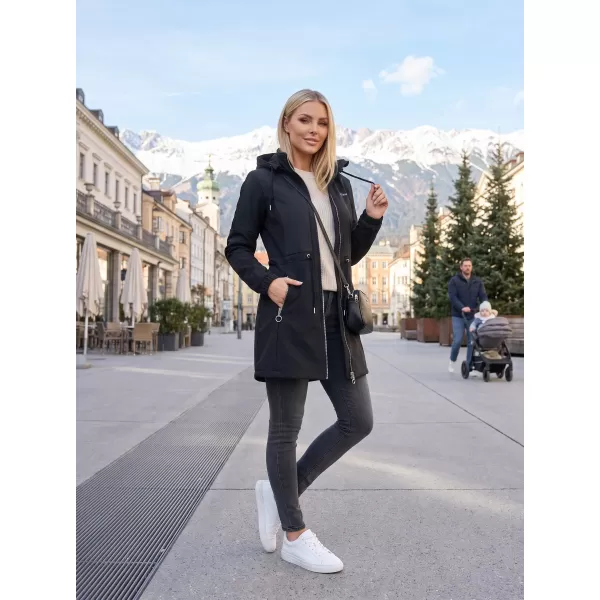  Női softshell kabát KIXMI MALAYA FEKETE 