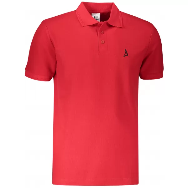  Prémium férfi póló gallérral ALTISPORT ALM002203 PIROS 