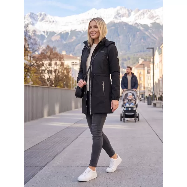  Női softshell kabát KIXMI MALAYA FEKETE 