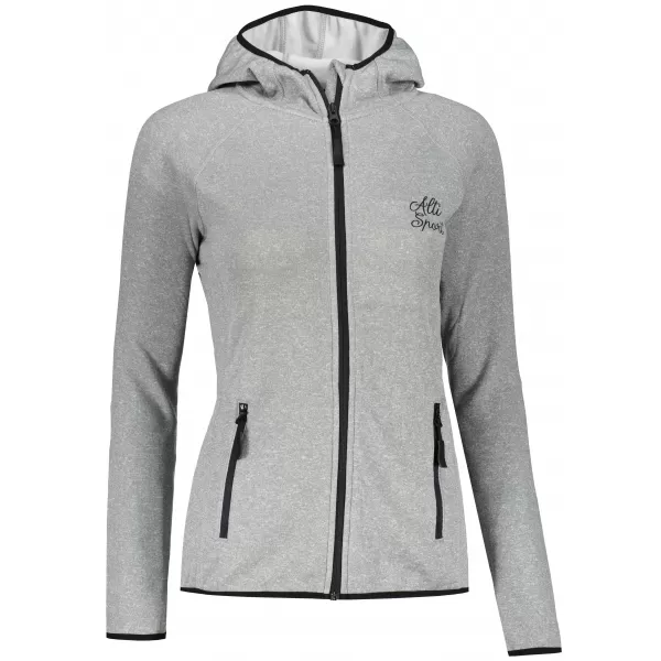  Női prémium pulóver ALTISPORT ALW056418 SÖTÉTSZÜRKE KIEMELÉSEK 