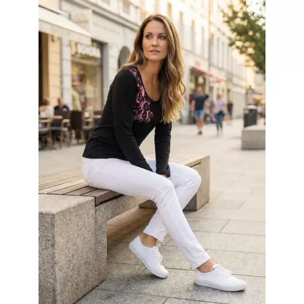  Női póló ALTISPORT KOLIA LTSU837 FEKETE 