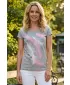 Dámské triko ALTISPORT CARRYOVER ALW112122 TMAVĚ ŠEDÝ MELÍR