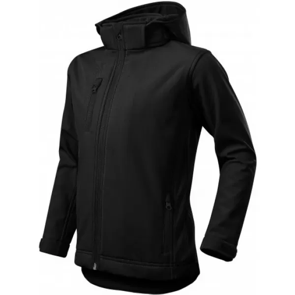  Gyermek softshell kabát MALFINI PERFORMANCE 535 FEKETE 