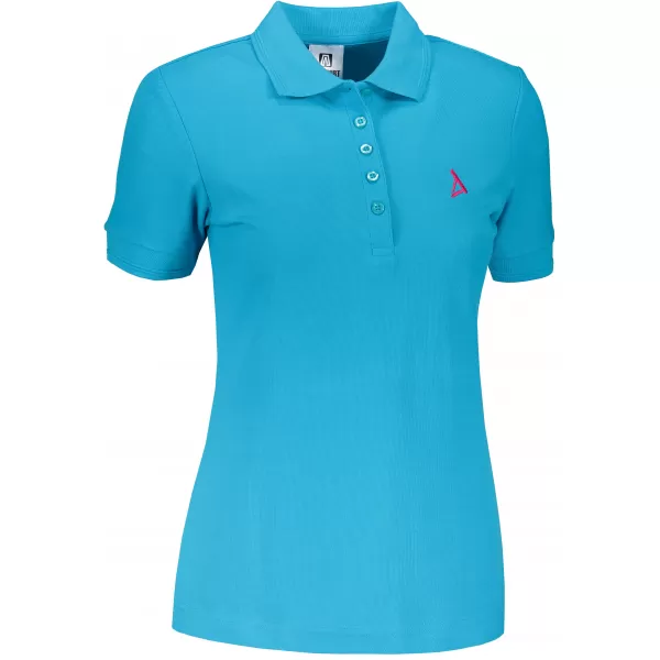  Prémium női póló gallérral ALTISPORT ALW002210 TÜRKIZ 