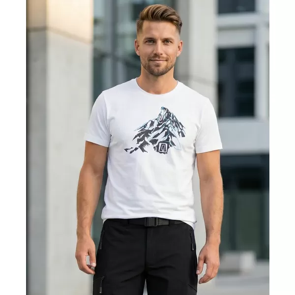  Pánské triko ALTISPORT CARRYOVER ALM115129 BÍLÁ 