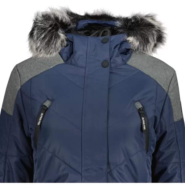  Női kabát ALPINE PRO ICYBA 7 LJCU456 SÖTÉTKÉK 