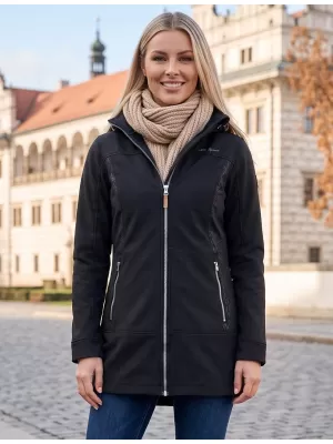 Női softshell kabát ALTISPORT GYMA LCTU163 FEKETE