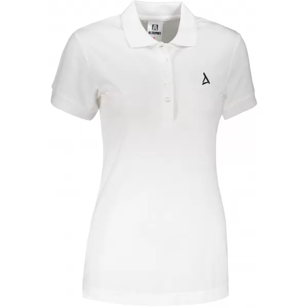  Prémium női póló gallérral ALTISPORT ALW002210 FEHÉR 